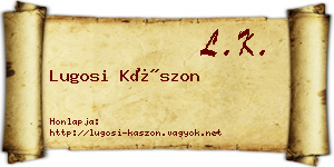 Lugosi Kászon névjegykártya